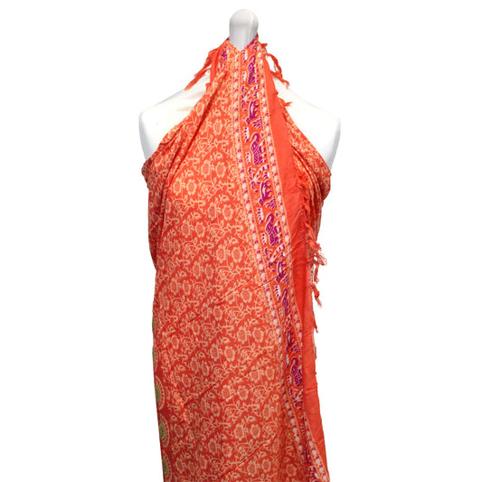 Sarong-Set Pink Rosa Mandala – 2-tlg. Rayon Wickeltuch