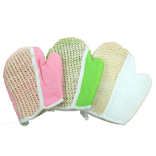 Peelinghandschuh aus Jute für intensives Hautglätten