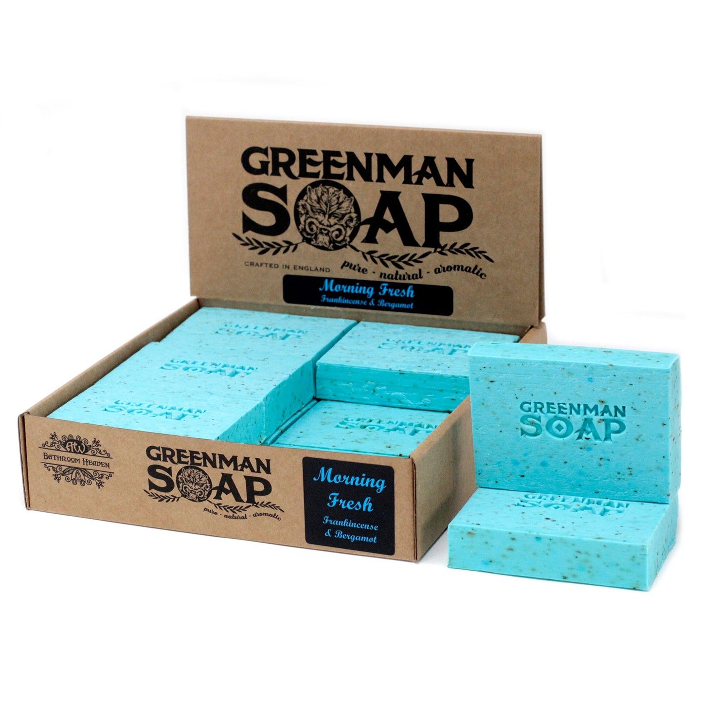 Greenman Seife Morning Fresh – Handgemachte Naturseife mit Weihrauch & Bergamotte