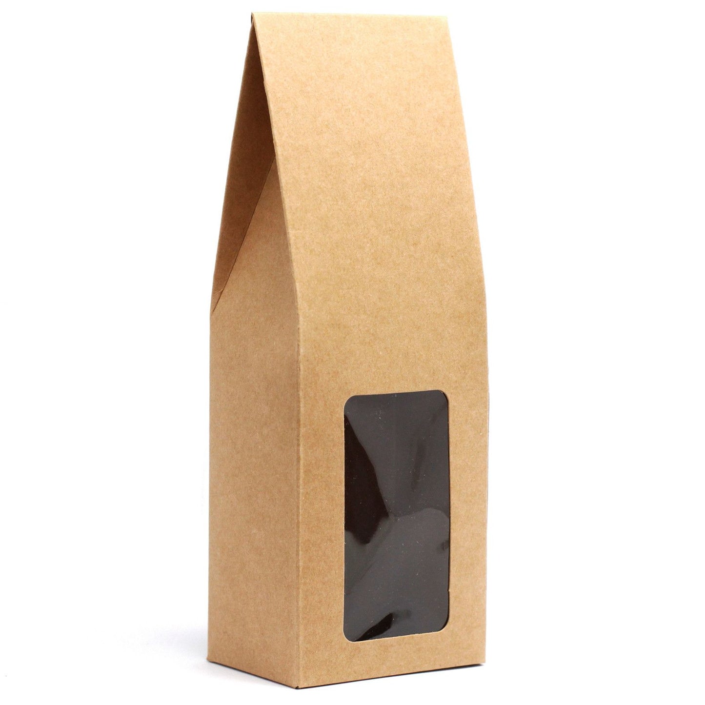 Premium Schaufensterbox Hochformat 9x6,5x25,5 cm – Stabile Geschenkverpackung mit Sichtfenster