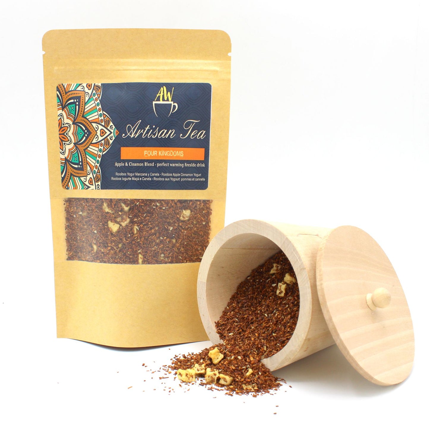 Rooibos Tee Apfel Zimt Kokos - Wärmende Trilogie ohne Koffein