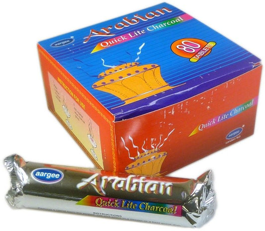Premium Räucherkohle-Set – 10 Tabletten für Harze & Kräuter