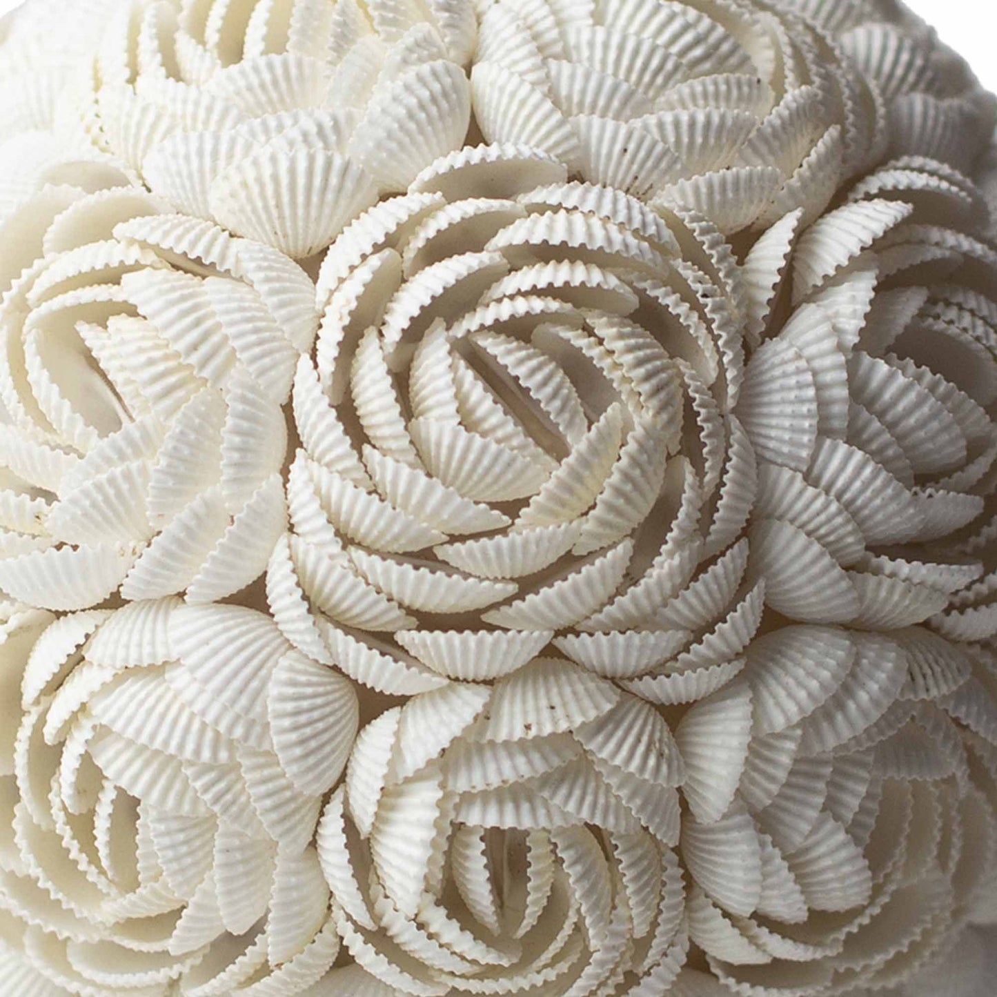 Muschel-Lampe 'Rose Globe' - 15cm - Handgefertigt in Bali