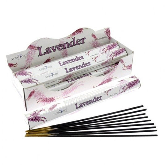 Lavendel Premium Räucherstäbchen – Handgerollt, 120 Stück