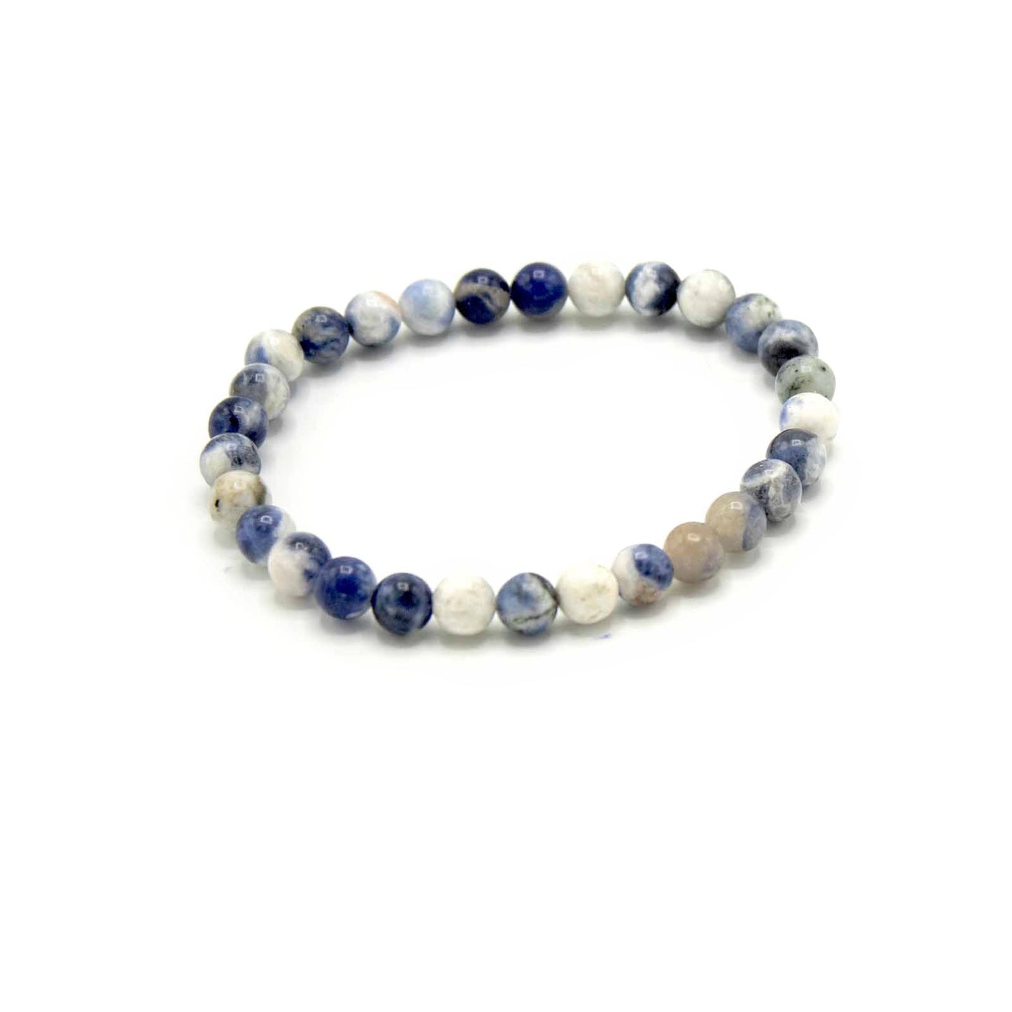 Manifestations-Armband aus echtem Sodalit - Für Klarheit & Wahrhaftigkeit
