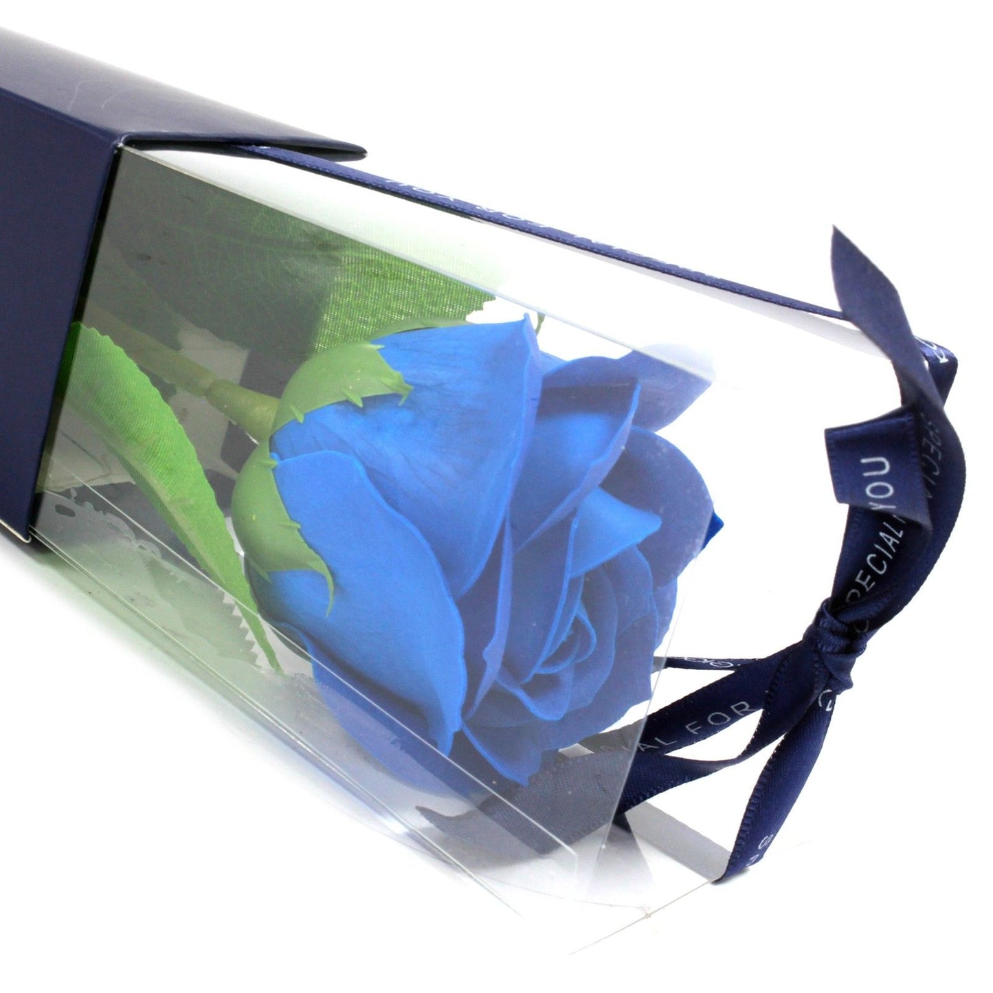 Luxus Seifenblume 'Blaue Rose' – Handgefertigte Badekunst