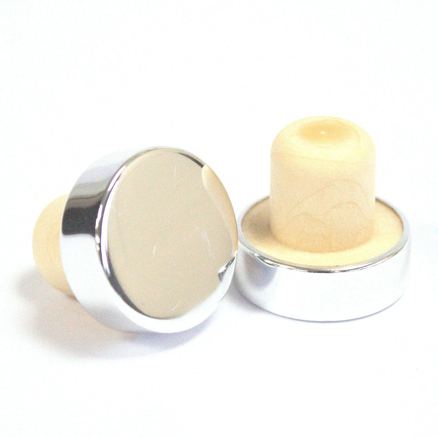 Silberner Diffusor-Verschluss 2,2 cm mit Kork – Für RDBOT-05, 06 & 07 Flaschen