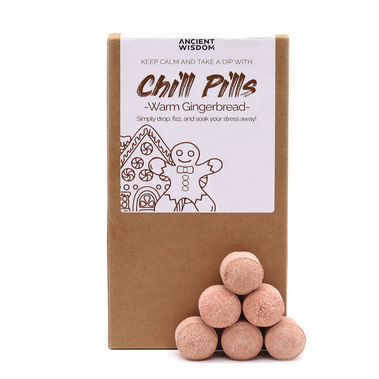 Geschenkset Mini-Badebomben 'Würziger Lebkuchen' - 30 Stück