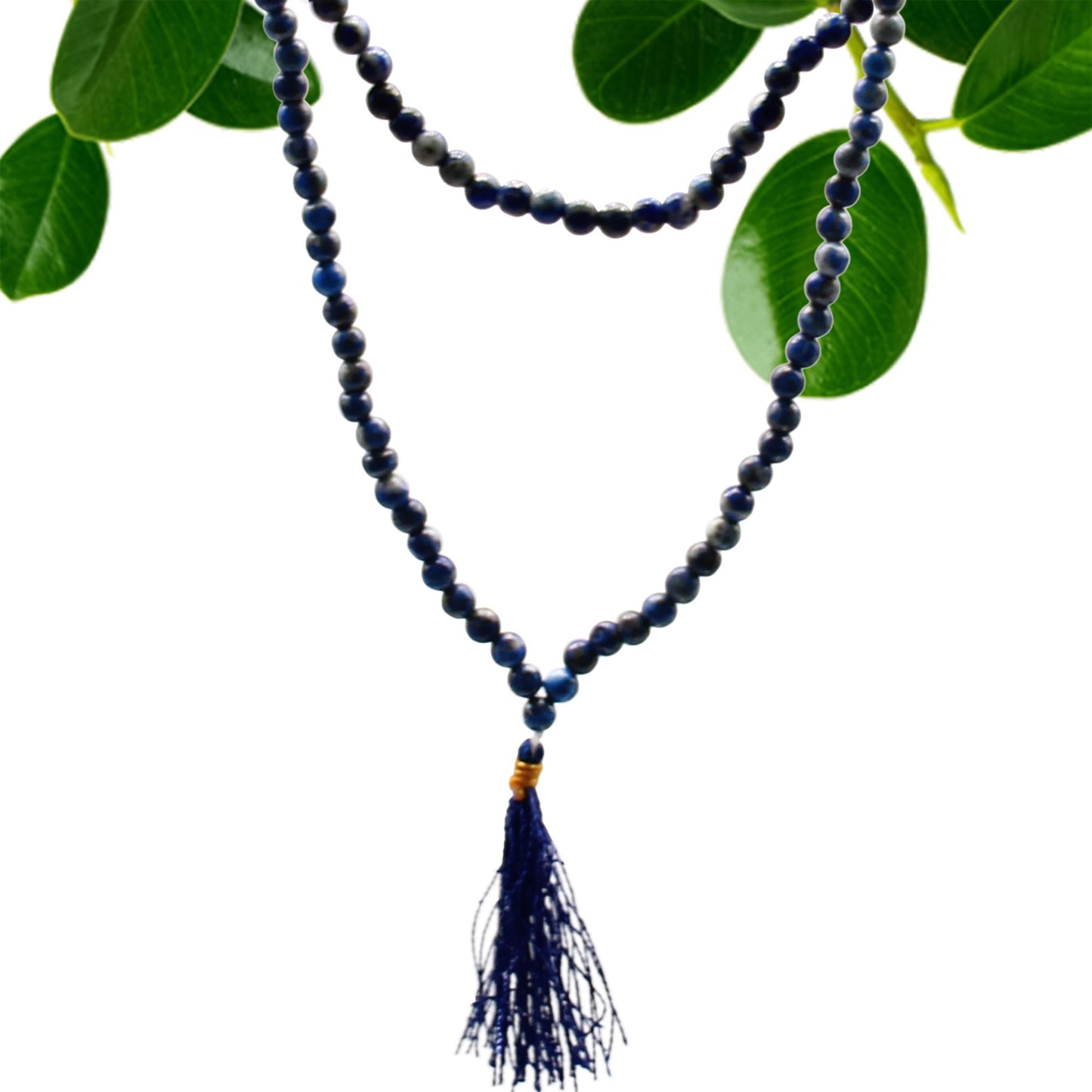 Meditationskette Lapis Lazuli – Handgefertigte Mala mit 108 Perlen