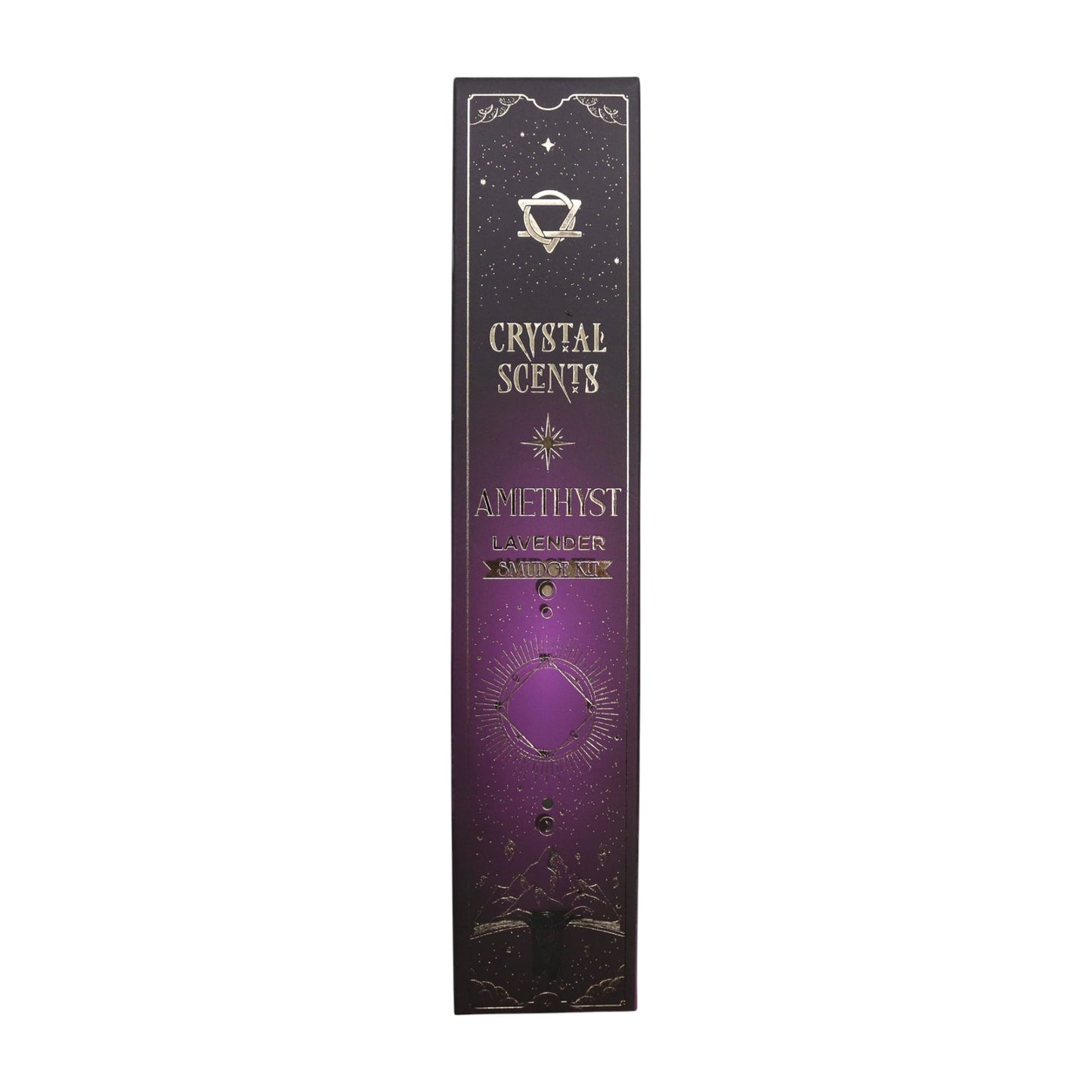 Räucherstäbchen Lavendel mit Amethyst-Splittern – Handgefertigt für Ruhe