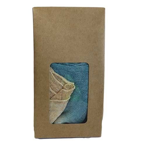 Geschenkbox mit Sichtfenster 21x11x6cm – Elegant & klebefrei faltbar