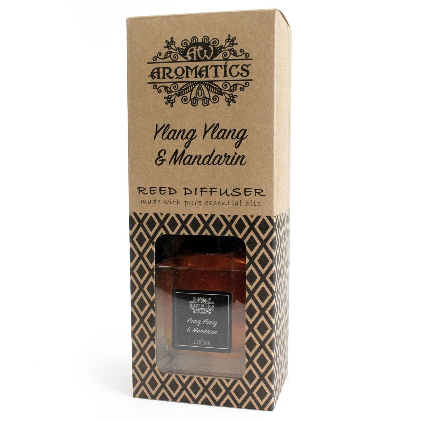 Rattan-Duftdiffusor Ylang Ylang & Mandarine – 200ml für wohltuende Raumluft