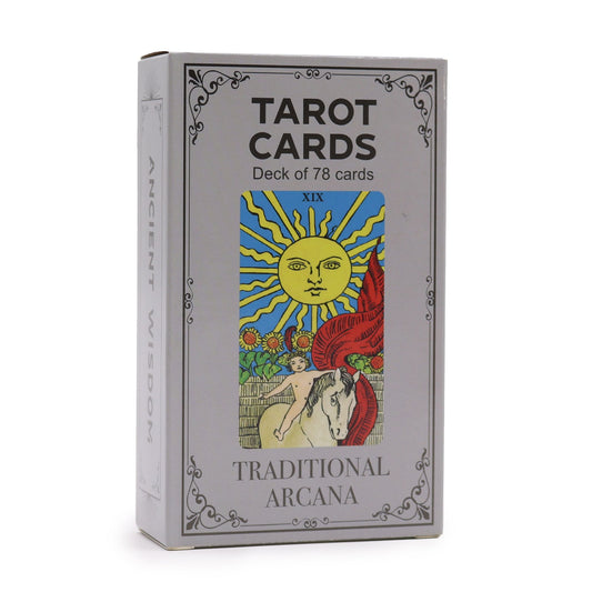 Tarotkarten-Set Traditionelle Arkana – 78 Karten mit ausführlichem Handbuch