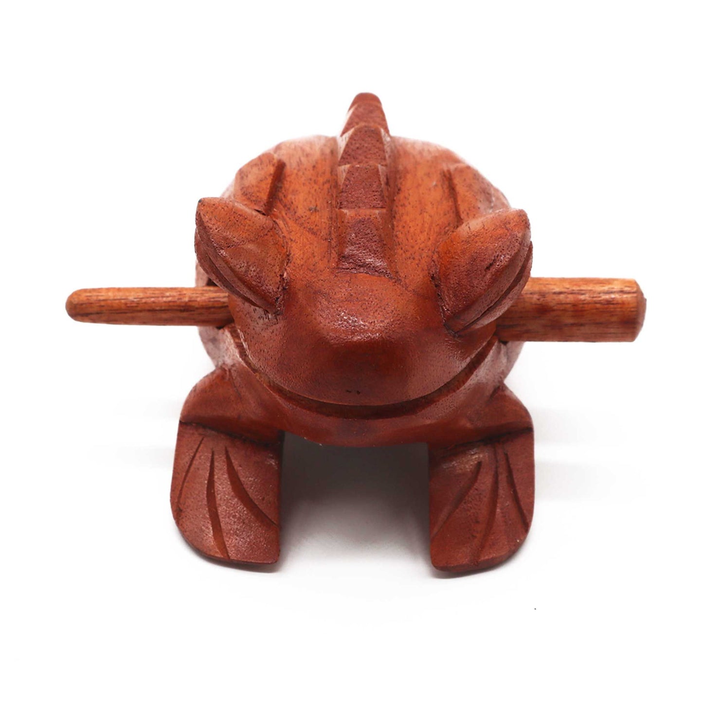 Klangfrosch aus Jempinis-Holz – Handgefertigtes Klangobjekt aus Bali