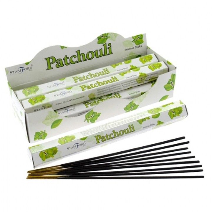 Patchouli Premium Räucherstäbchen – 120 Stück handgerollt für intensiven Duft