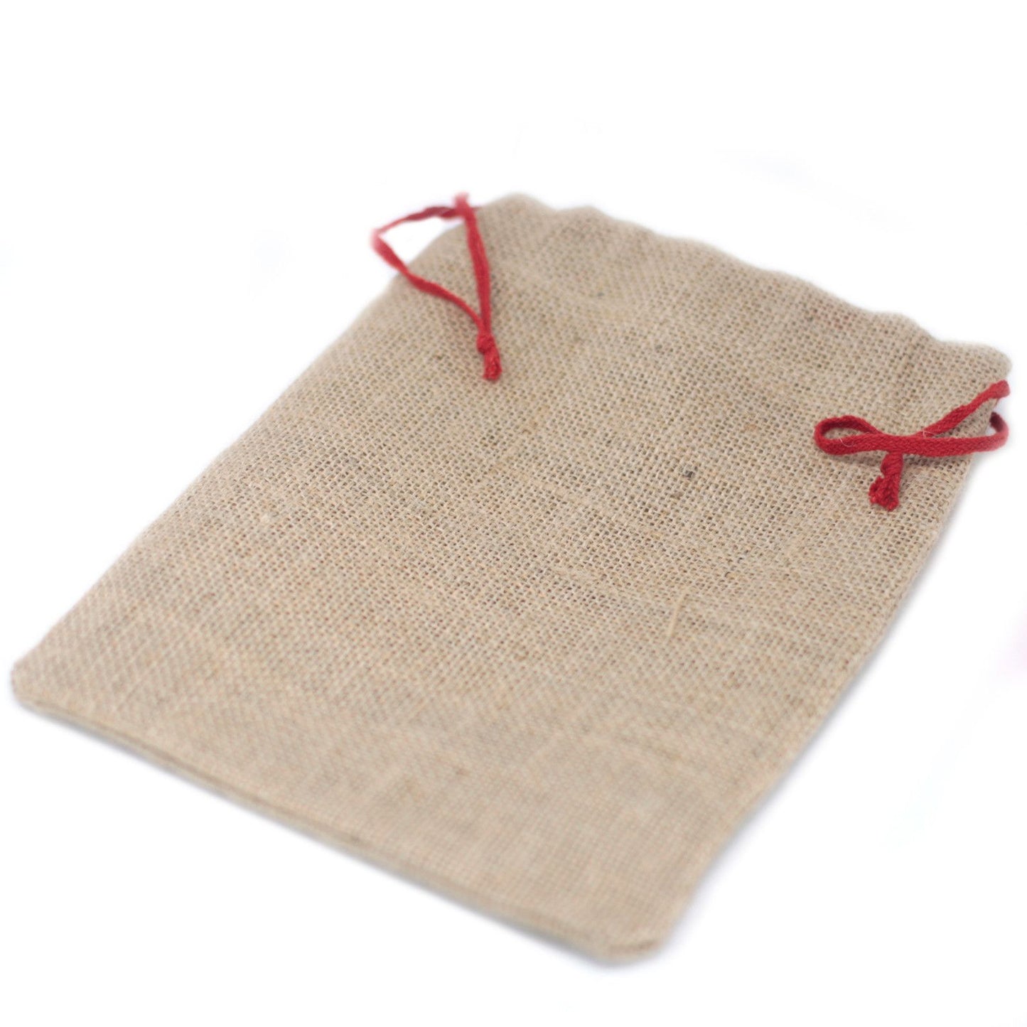 Natürlicher Jutesack mit Kordel – 18x22 cm – Leinwand für individuelle Geschenke