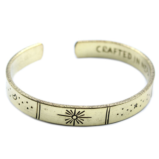Armband 'Inspiration' aus Messing mit persönlicher Gravur