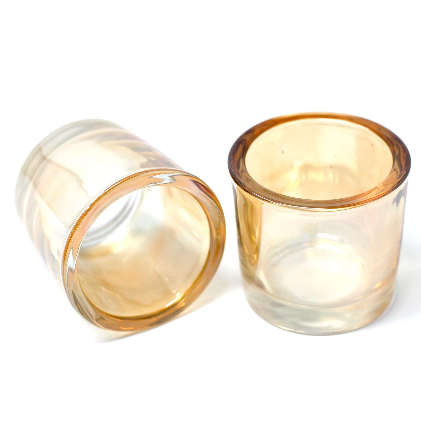 Hochwertige Glasvotivschale (6,5 cm) – Ersatzteil für Eisen-Kerzenhalter