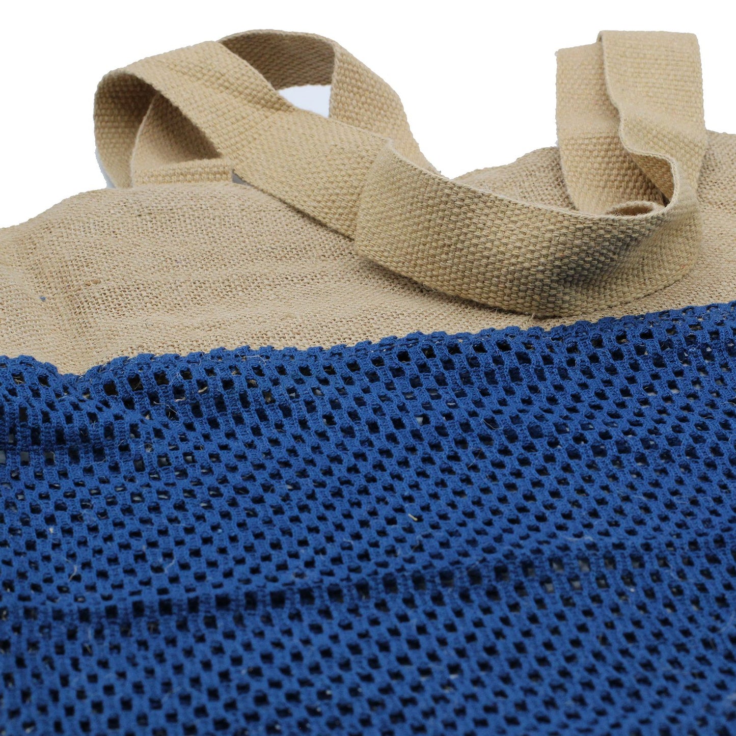 Mesh-Tasche Denim – Leichte Jute- und Baumwolltasche für den Alltag