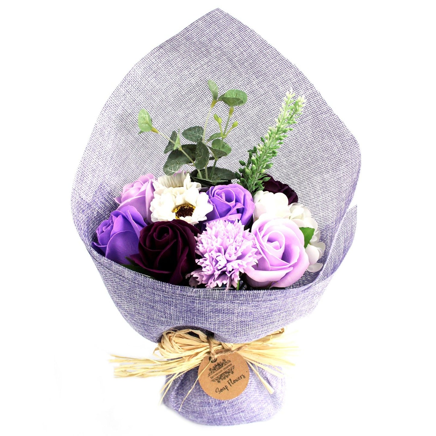 Lavendelblüten Bouquet aus Seife – Duftende Badepracht