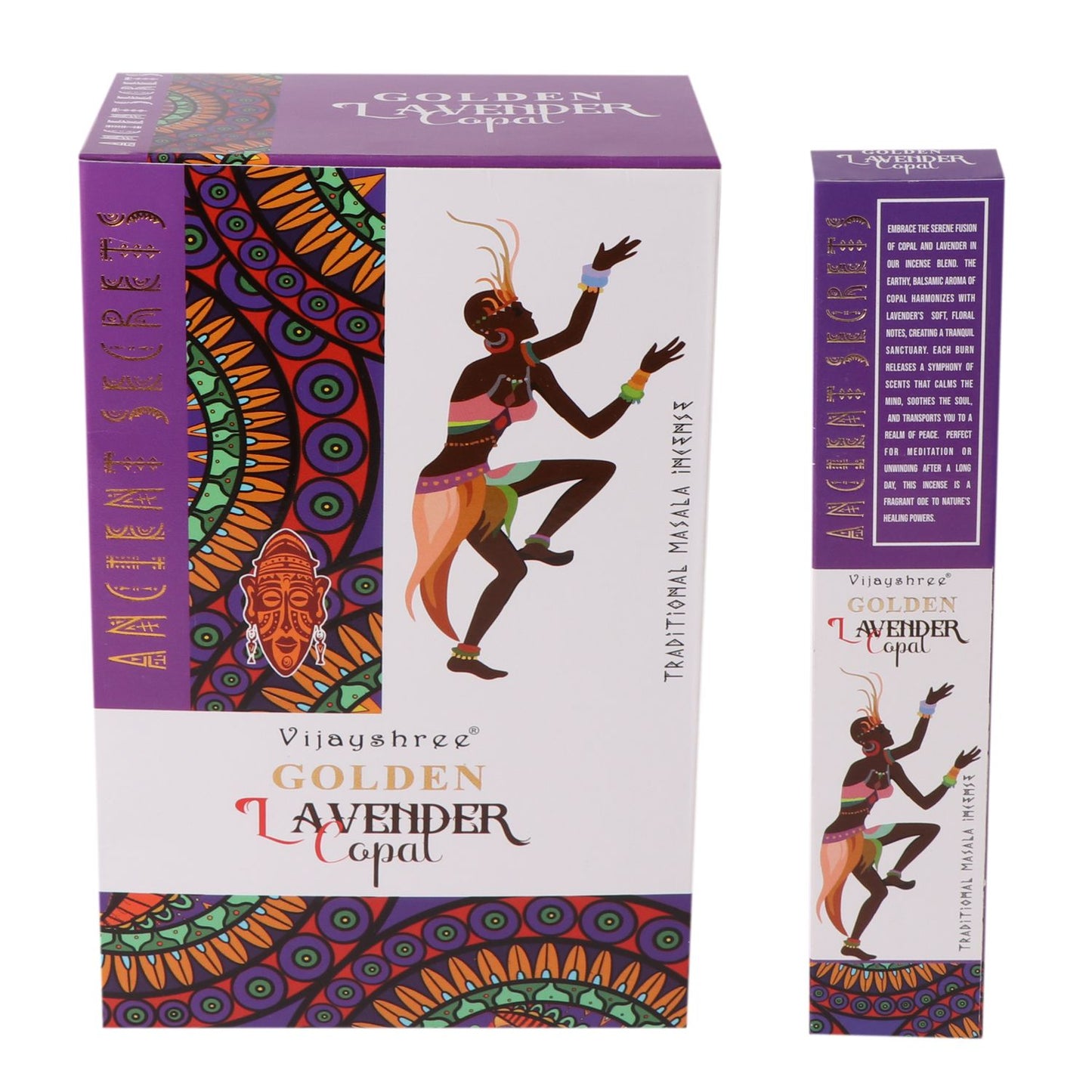 Räuchermischung Goldener Copal & Lavendel – 15g für Harmonie & Entspannung