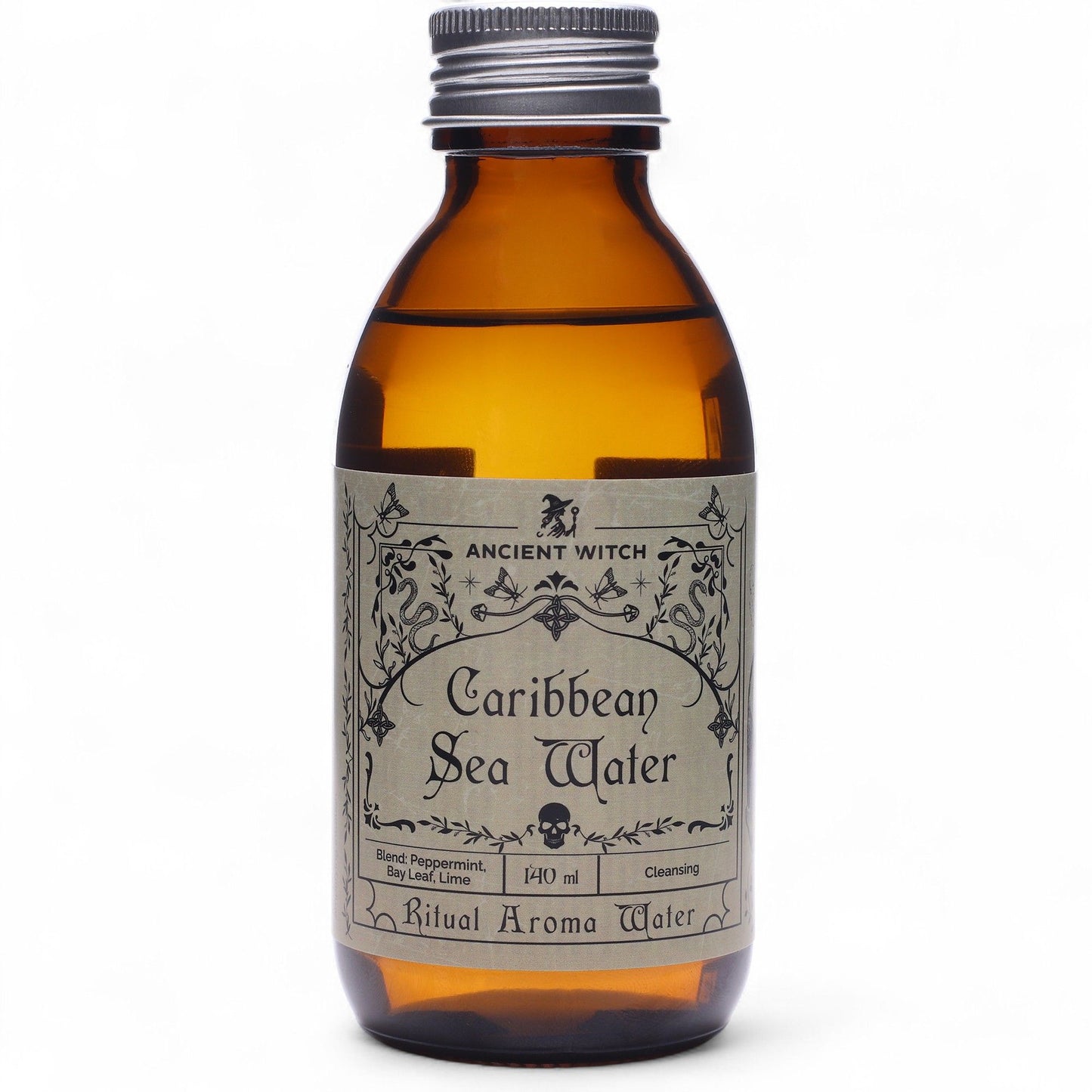 Ritualwasser Karibisches Meer – Reinigendes Elixier mit Pfefferminze, Lorbeer & Limette