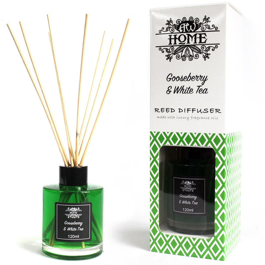 Duftstäbchen Diffusor mit Stachelbeere & Weißem Tee – 120 ml