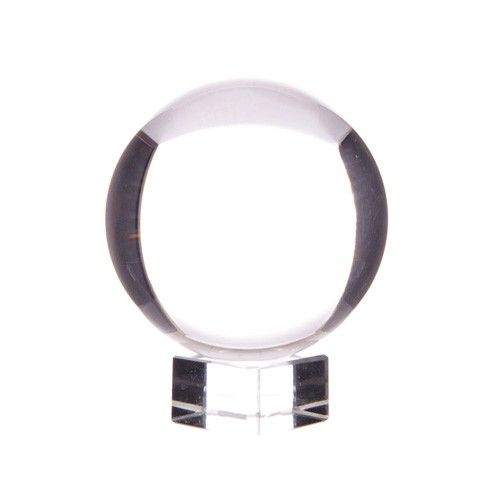 Kristallkugel 50mm mit Sockel – Wahrsagekugel aus K9-Glas
