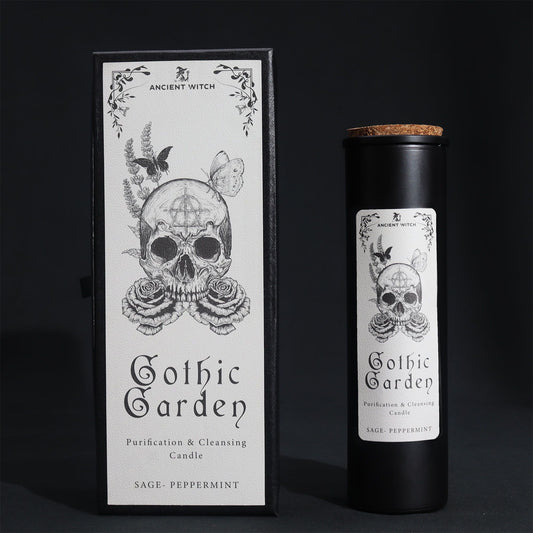 Ritualkerze Gothic Garden – Reinigender Duft aus Salbei & Pfefferminz