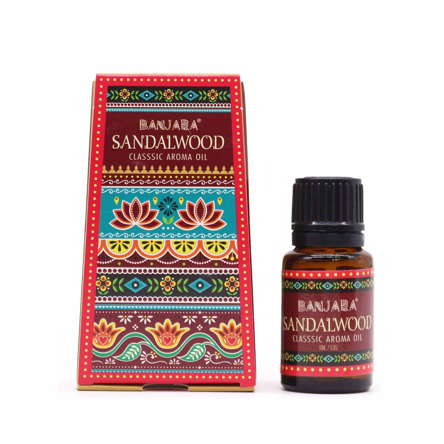 Banjara Sandelholz Duftöl 10ml – Warmes, holziges Aroma aus Indien