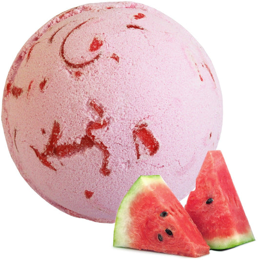 Tropical Paradise Badebombe Wassermelone-Kokos - 180g für ein samtiges Schaumbad