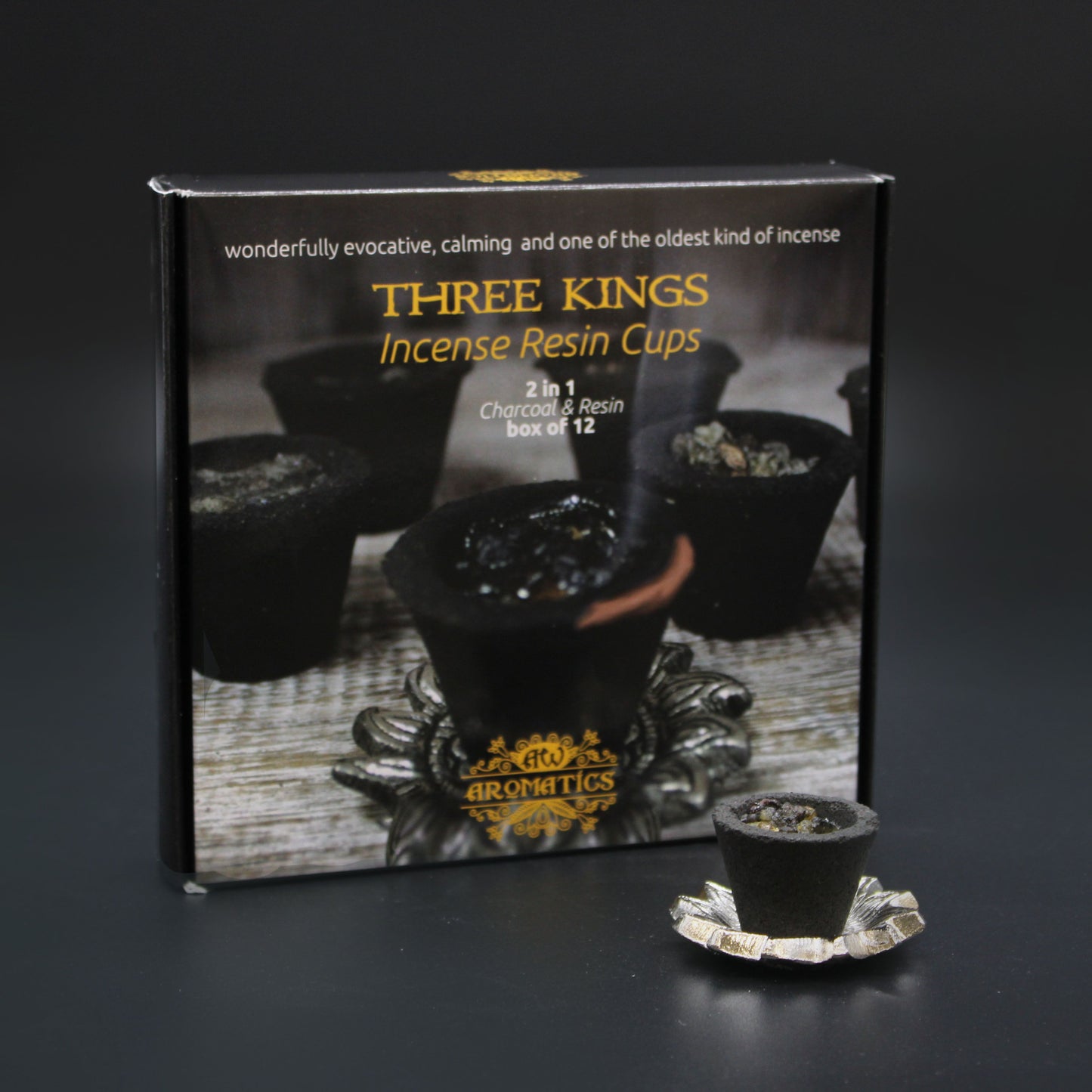 Historische Weihrauch-Harzbecher – Geschenkset mit 12 Stück
