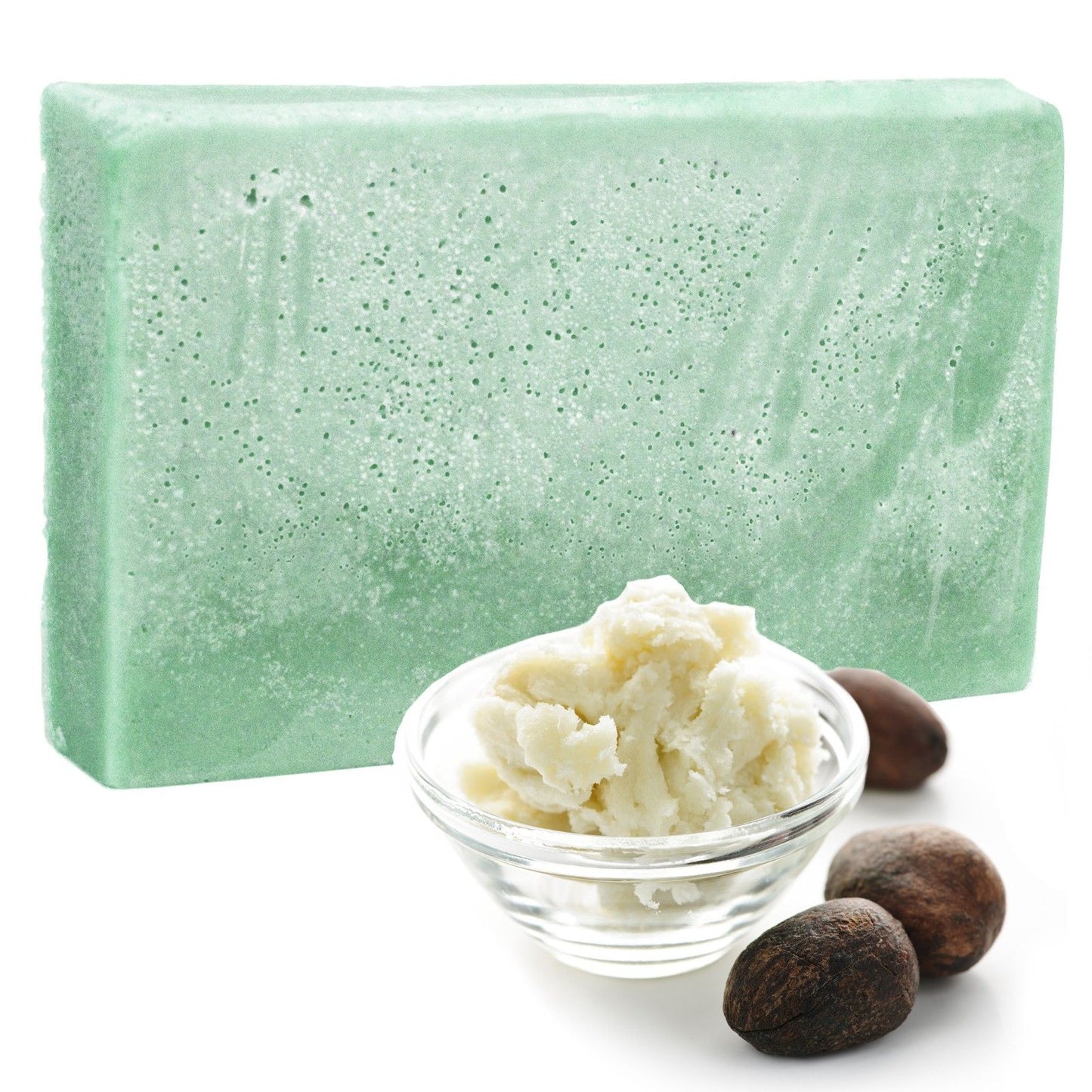 Luxus-Seifenstück mit Kakaobutter & Sheabutter – Frische Minz- und Patchouli-Öle