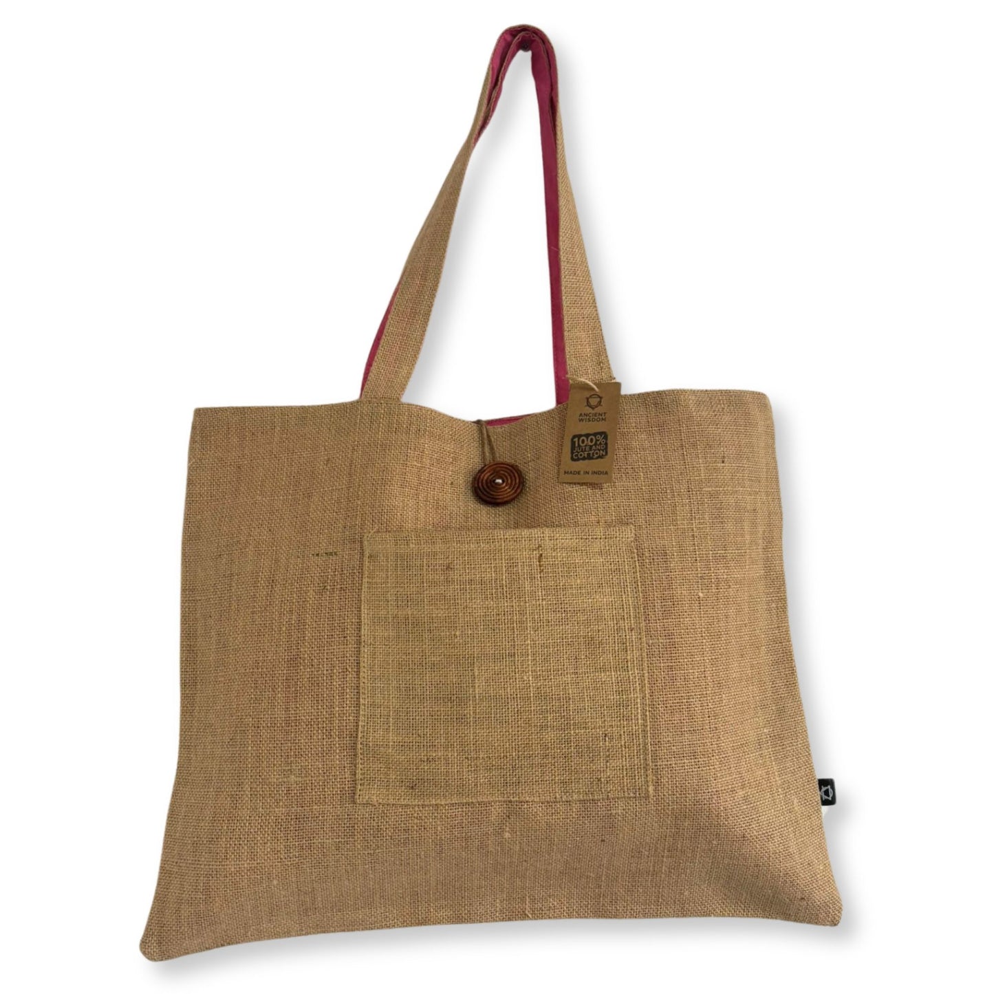 Reversible Shopper aus Jute & Baumwolle - Zwei Looks in einer Tasche