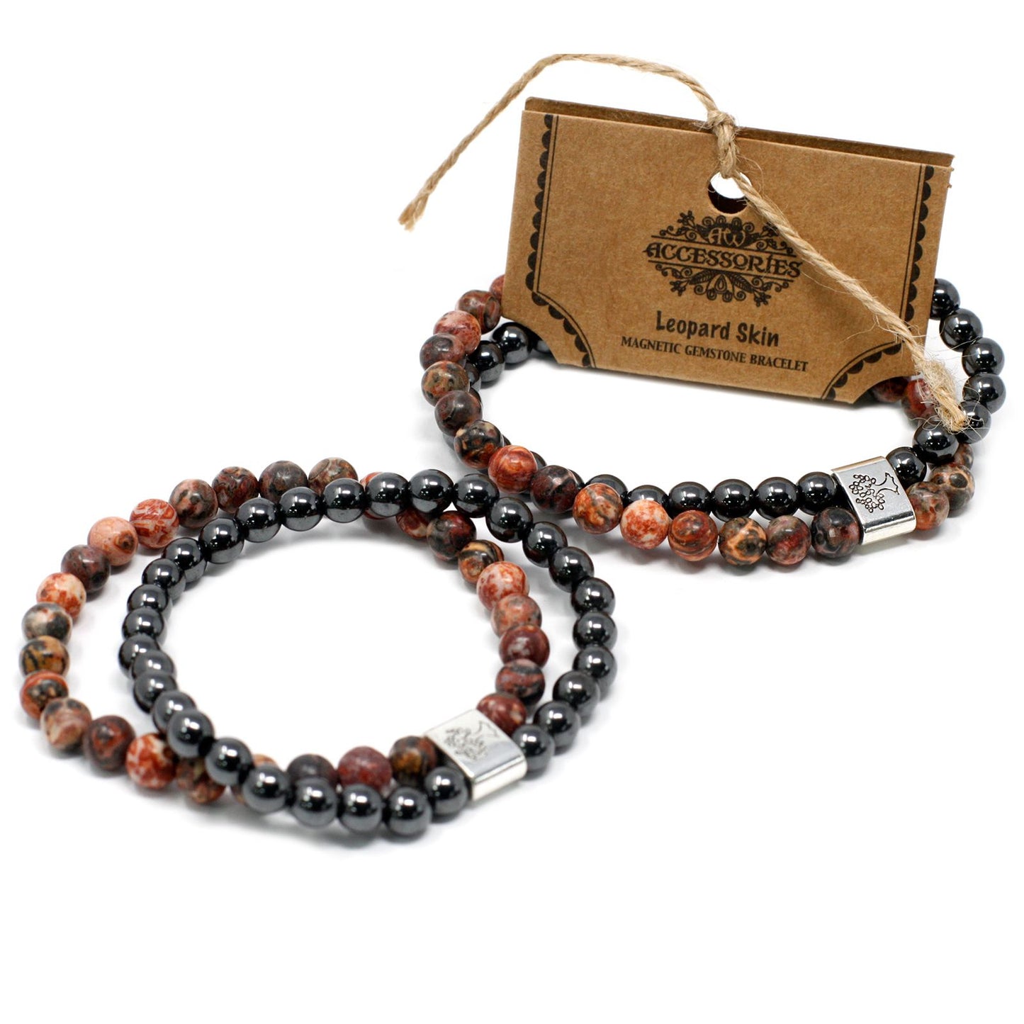Magnetarmband aus Leopardenfell-Jaspis – Einzigartiger Edelsteinschmuck