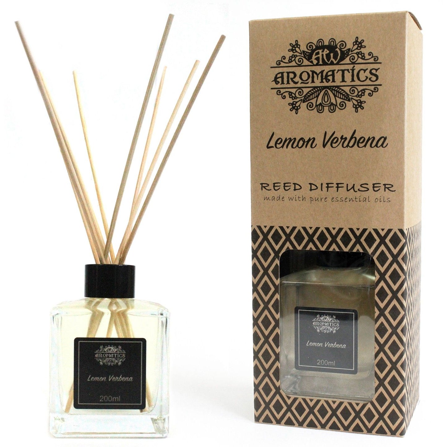 Rattan-Duftdiffusor mit Zitronenverbene – Frische für Ihr Zuhause (200 ml)