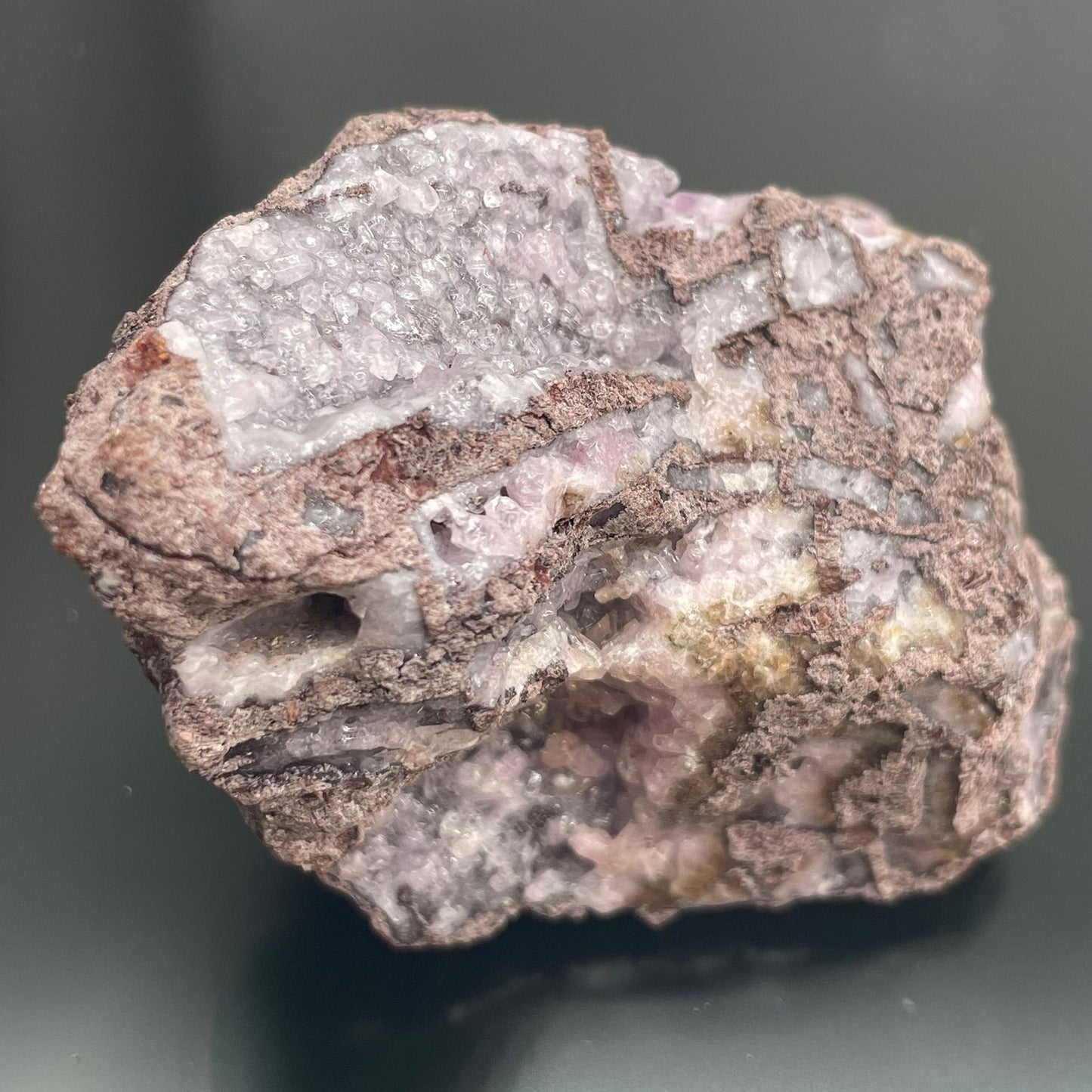 Exklusives Set: Rosa Calcit mit Kobalt - 25 natürliche Mineralien-Unikate