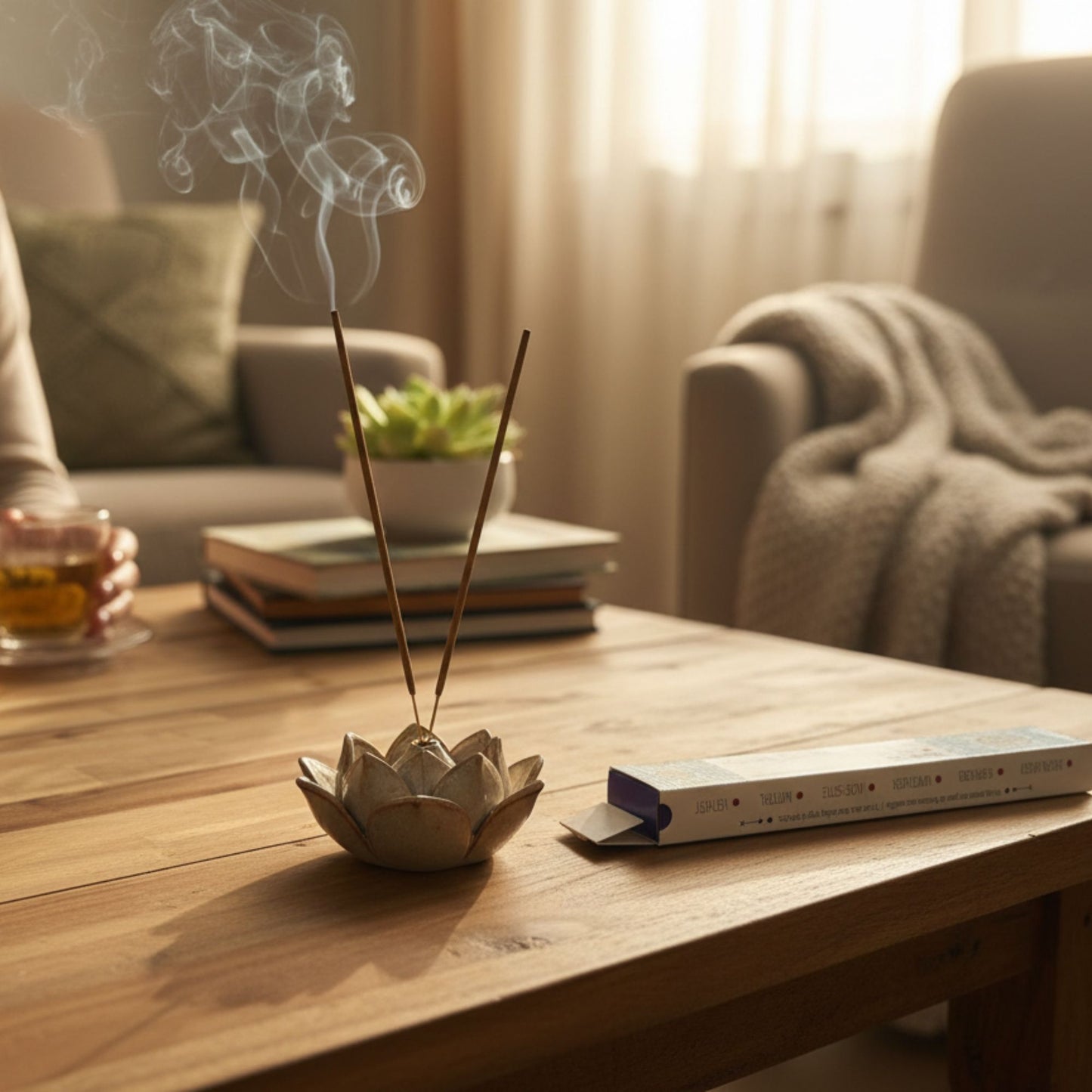 White Musk Räucherstäbchen – Handgerollt, 15g