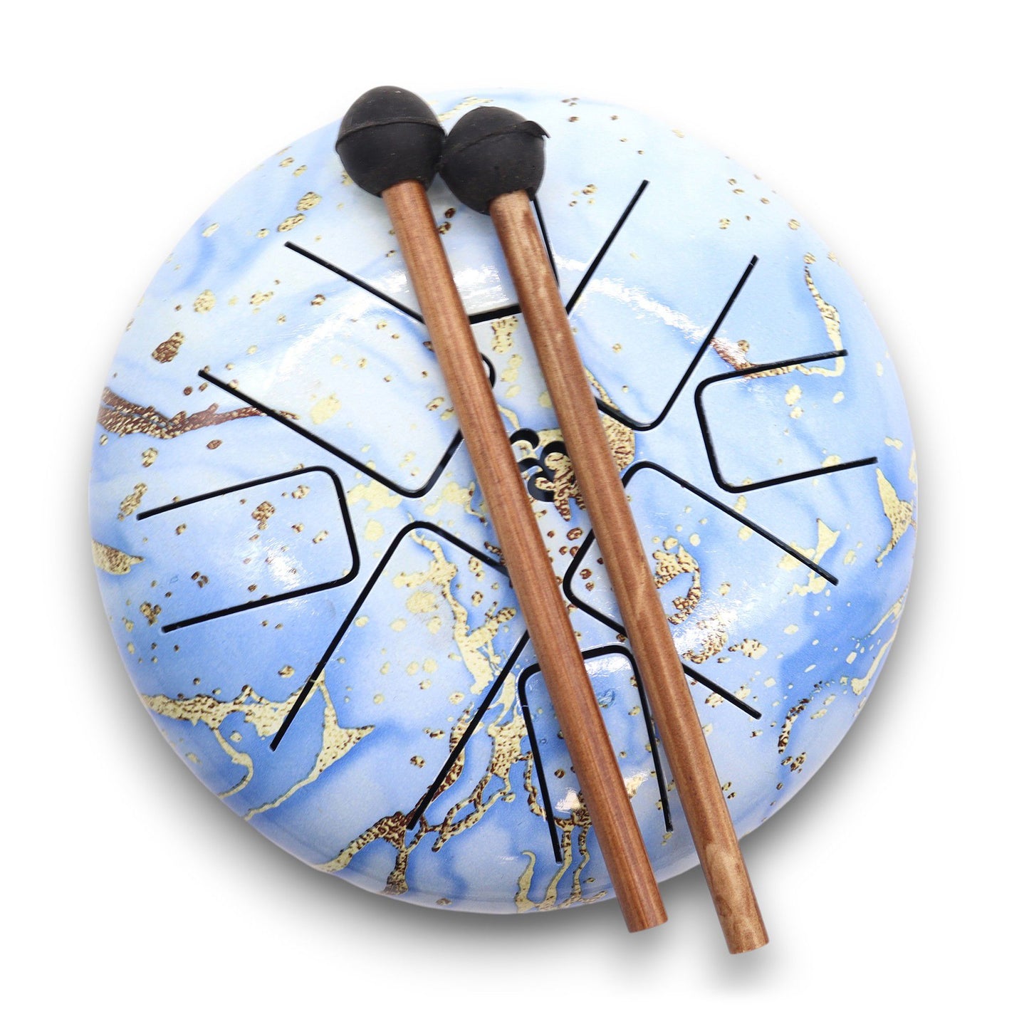 Steel Tongue Happy Drums - Blaue Himmelsmelodie OM, 18 cm Stahltrommel Set