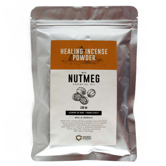 Muskatnuss Weihrauchpulver – 100g für harmonische Räucherrituale
