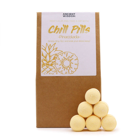 Piña Colada Mini-Badebomben Set – 30 Stück für tropische Wellness-Momente