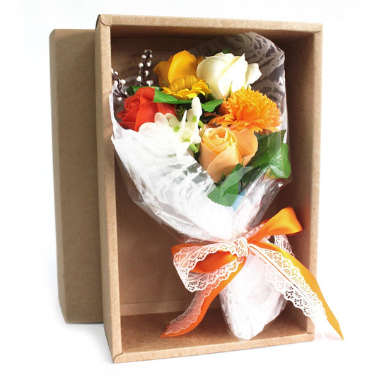 Seifenblumen Bouquet Orangenblüte – Hautpflegende Deko für Bad & Geschenk