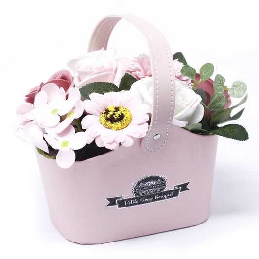 Seifenrosen-Strauß 'Friedliches Rosa' – Pflegende Blüten für Bad & Dekoration
