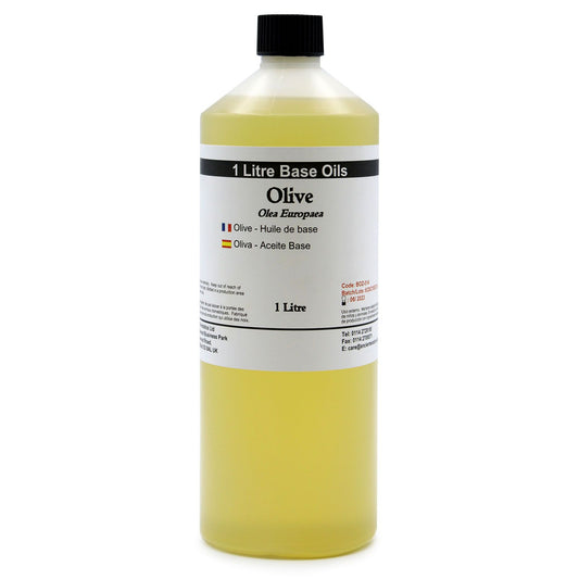 Reines Olivenöl Basisöl (1 Liter) – Natürliches Trägeröl für Haut & Haare