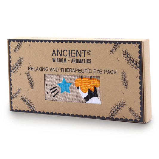 Lavendel-Kompressionskissen für die Augen aus Baumwolle mit Geschenkbox – Sleepy Panda Design