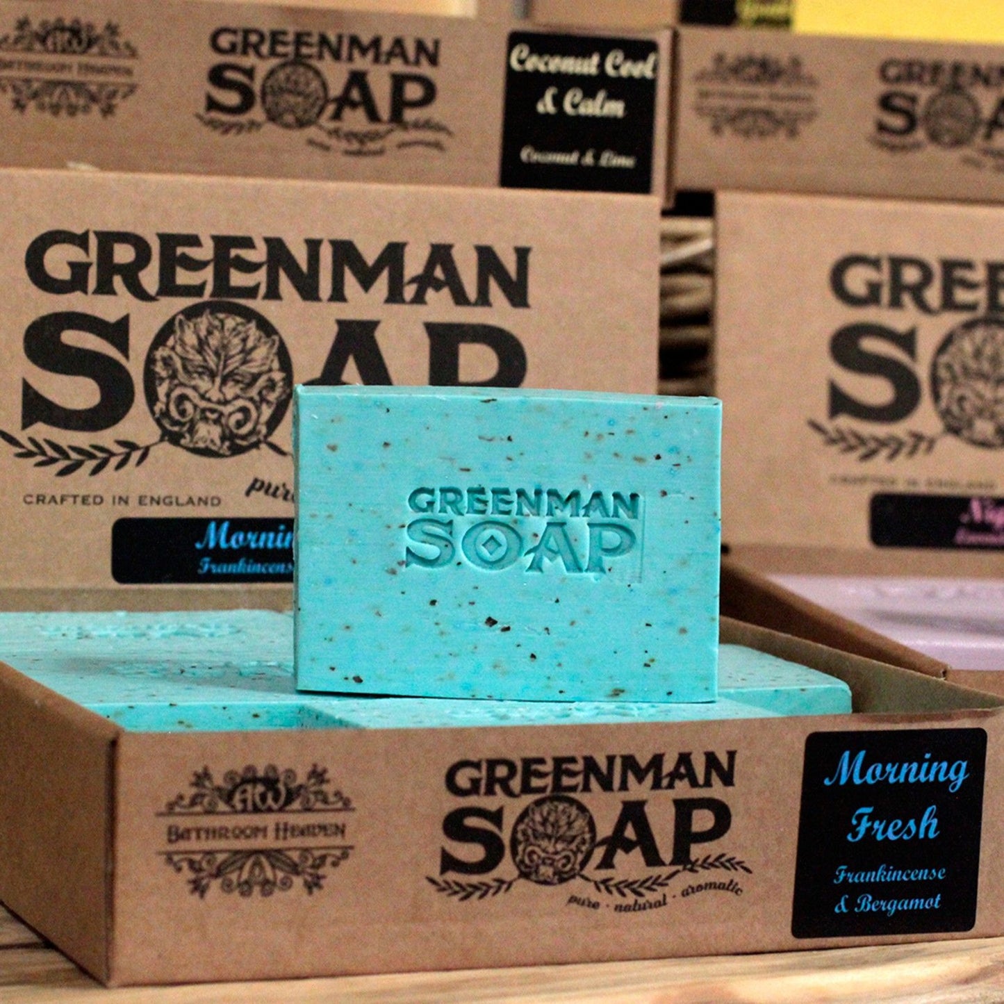 Greenman Seife Morning Fresh – Handgemachte Naturseife mit Weihrauch & Bergamotte