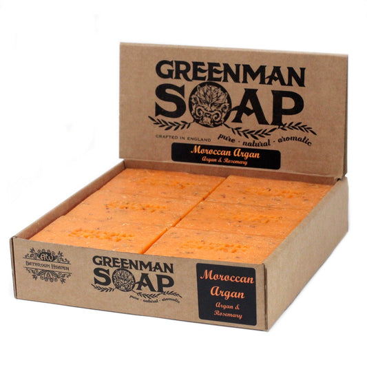 Greenman Seife Golden Argan – Handgemachtes Naturritual aus England (100g)