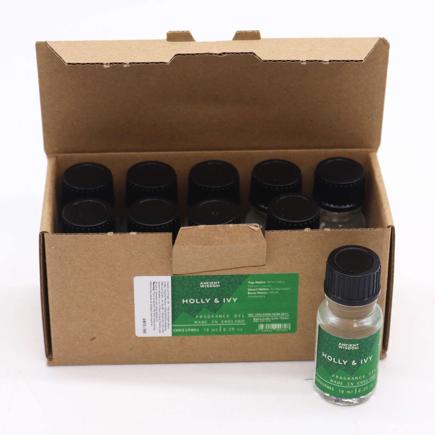 Duftöl Holly & Efeu - 10ml für festliche Atmosphäre