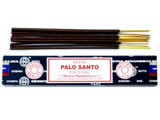 Satya Räucherstäbchen-Set Aroma-Harmonie – 7 Düfte mit Mangoholz-Halter
