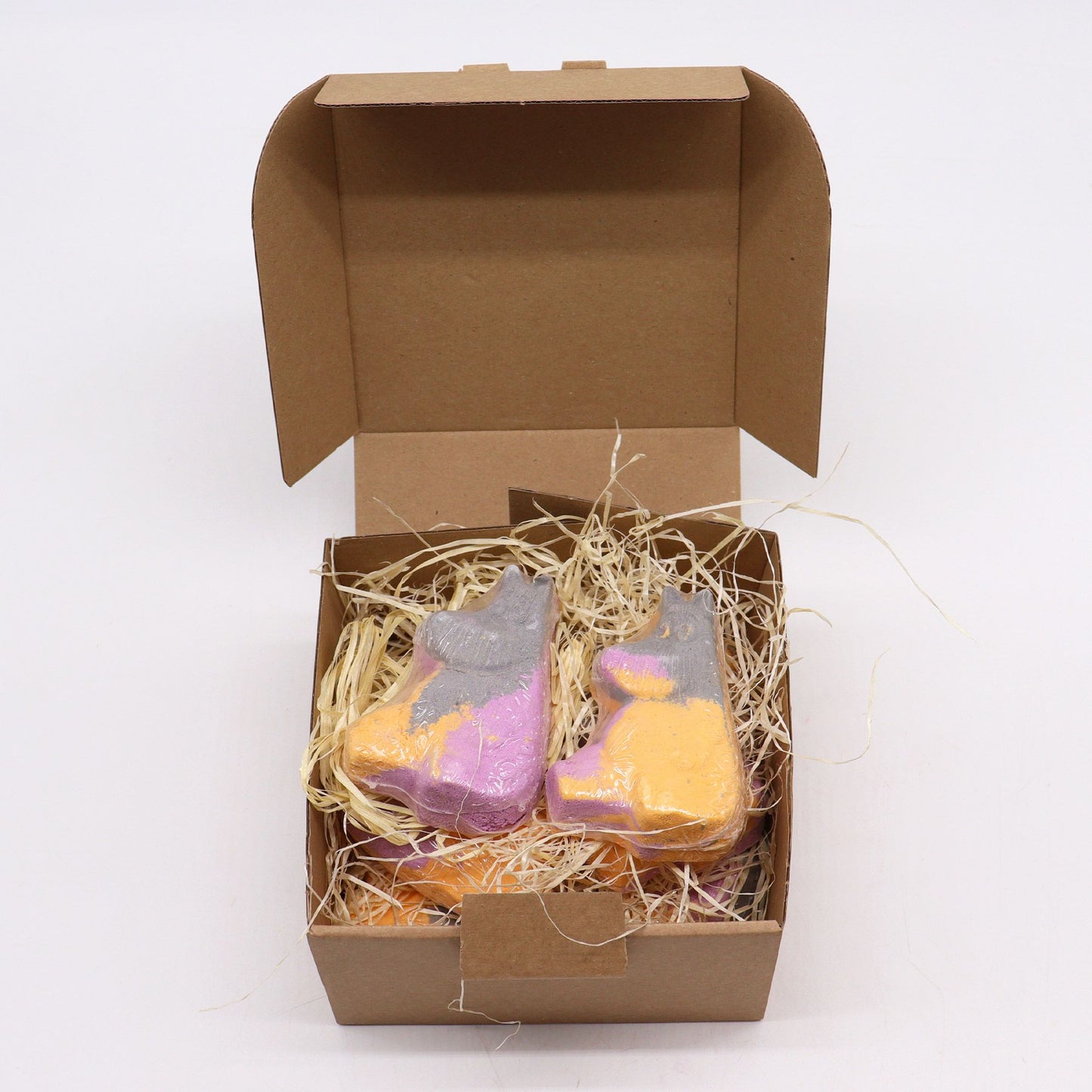 Badebombe 'Zitrusrausch' in Flusspferd-Form (85g)